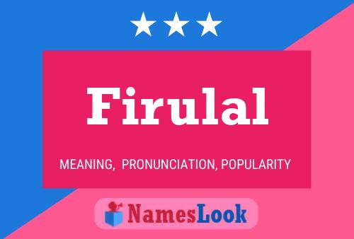 Firulal Name Poster