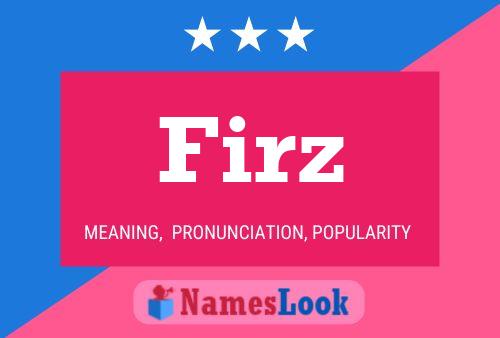 Firz Name Poster