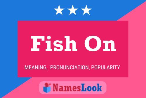 Fish On Name Poster