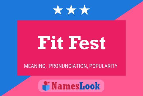 Fit Fest Name Poster