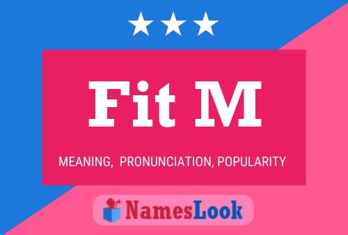 Fit M Name Poster