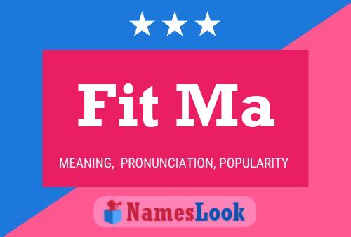 Fit Ma Name Poster