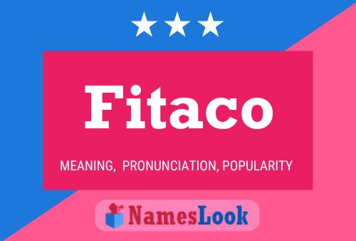 Fitaco Name Poster