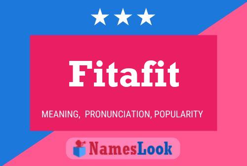 Fitafit Name Poster