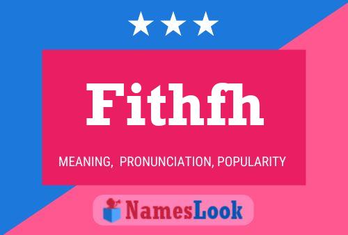 Fithfh Name Poster