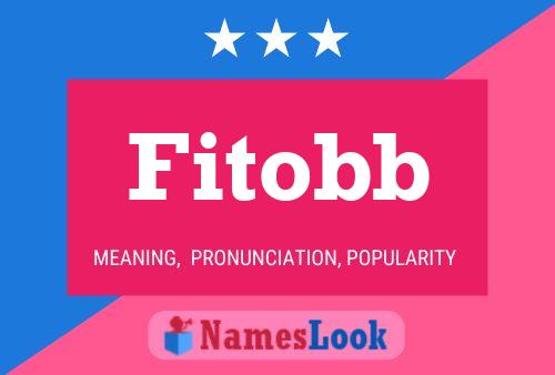 Fitobb Name Poster