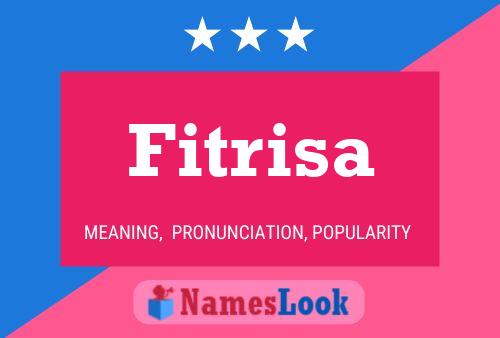 Fitrisa Name Poster