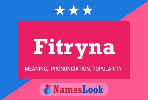 Fitryna Name Poster