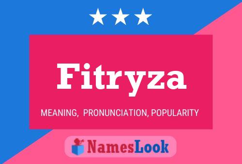 Fitryza Name Poster