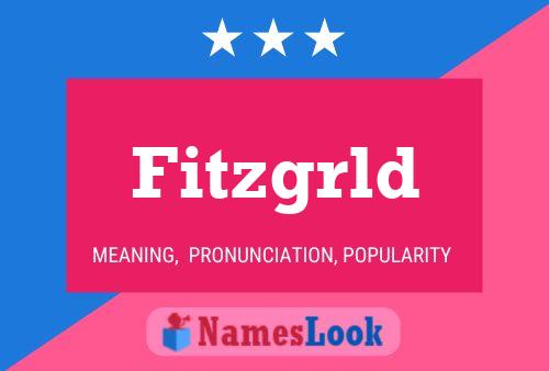 Fitzgrld Name Poster