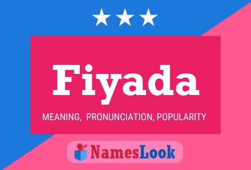 Fiyada Name Poster