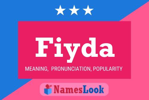 Fiyda Name Poster