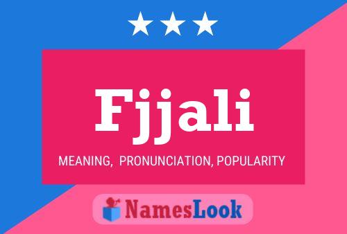 Fjjali Name Poster