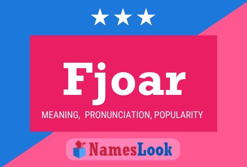 Fjoar Name Poster