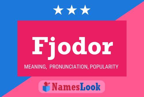 Fjodor Name Poster