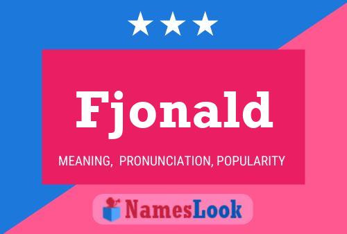 Fjonald Name Poster