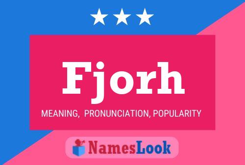 Fjorh Name Poster