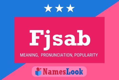 Fjsab Name Poster