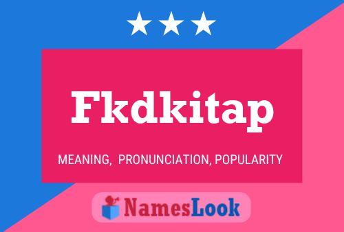 Fkdkitap Name Poster