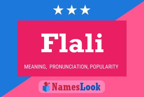 Flali Name Poster