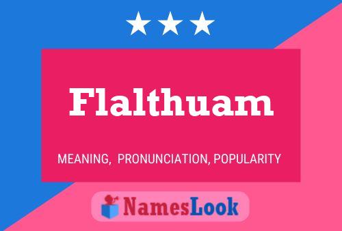 Flalthuam Name Poster