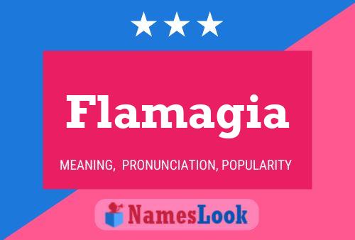 Flamagia Name Poster