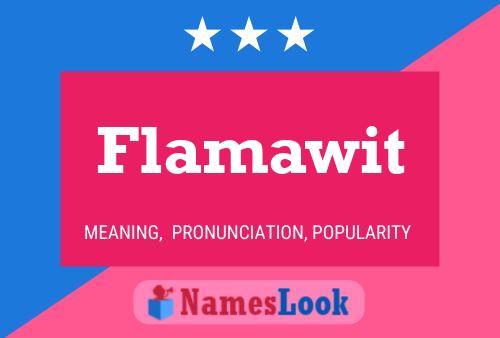 Flamawit Name Poster