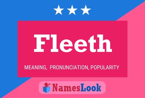 Fleeth Name Poster