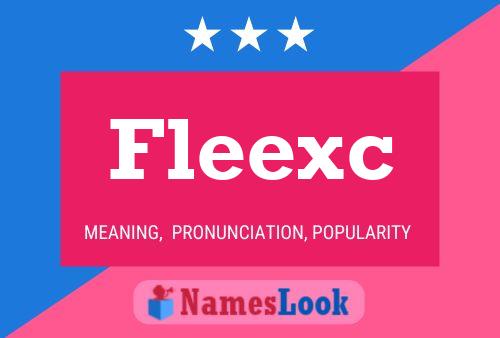 Fleexc Name Poster