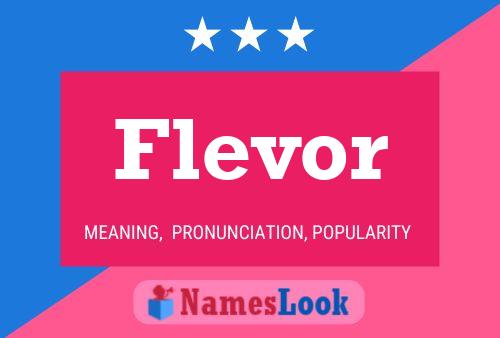 Flevor Name Poster