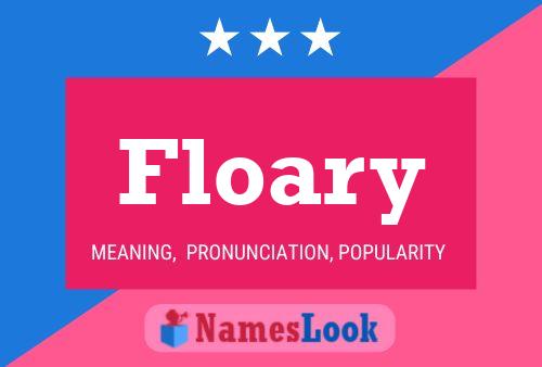 Floary Name Poster