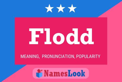 Flodd Name Poster