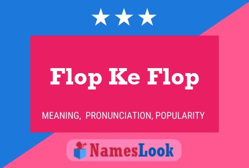 Flop Ke Flop Name Poster