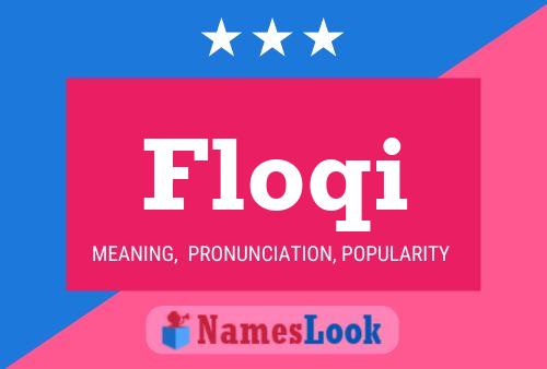 Floqi Name Poster