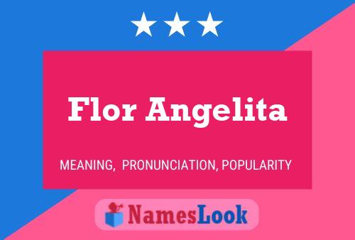 Flor Angelita Name Poster