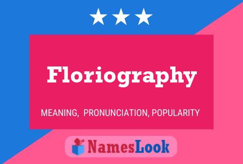 Floriography Name Poster