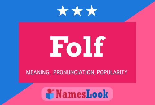 Folf Name Poster