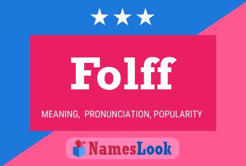 Folff Name Poster