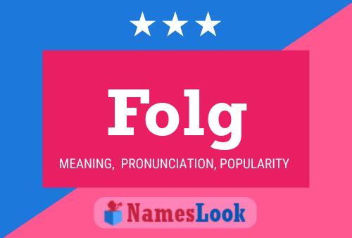 Folg Name Poster