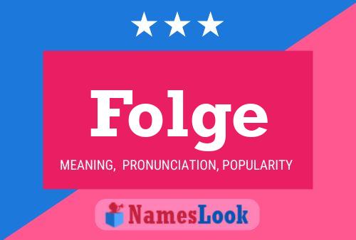 Folge Name Poster