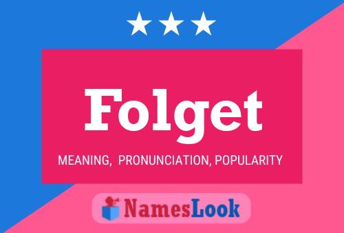 Folget Name Poster