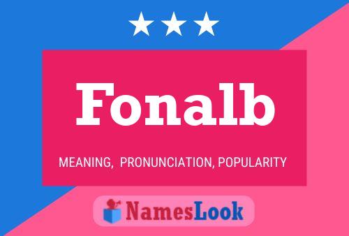 Fonalb Name Poster