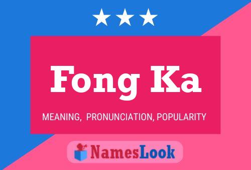 Fong Ka Name Poster