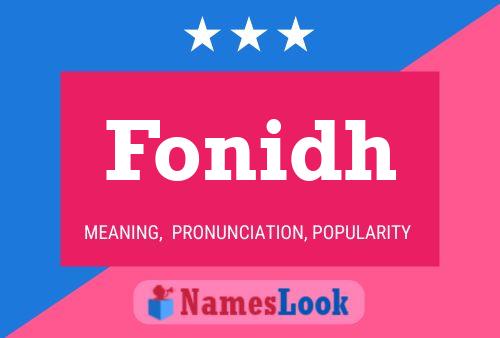 Fonidh Name Poster