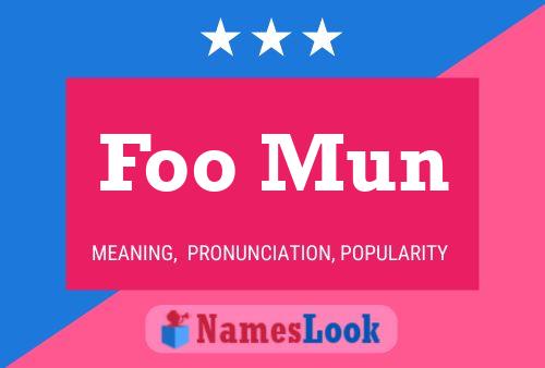 Foo Mun Name Poster