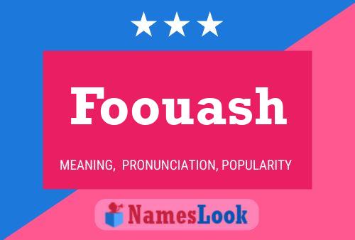 Foouash Name Poster