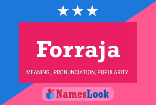 Forraja Name Poster