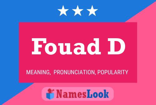 Fouad D Name Poster