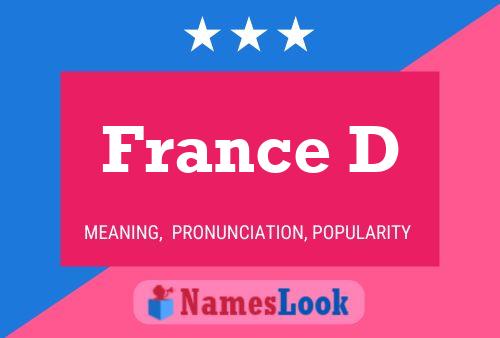 France D Name Poster