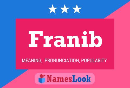 Franib Name Poster